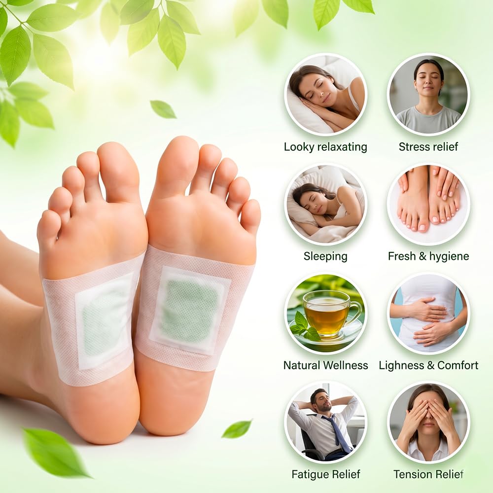Detox Foot Patch Organic Ginger 