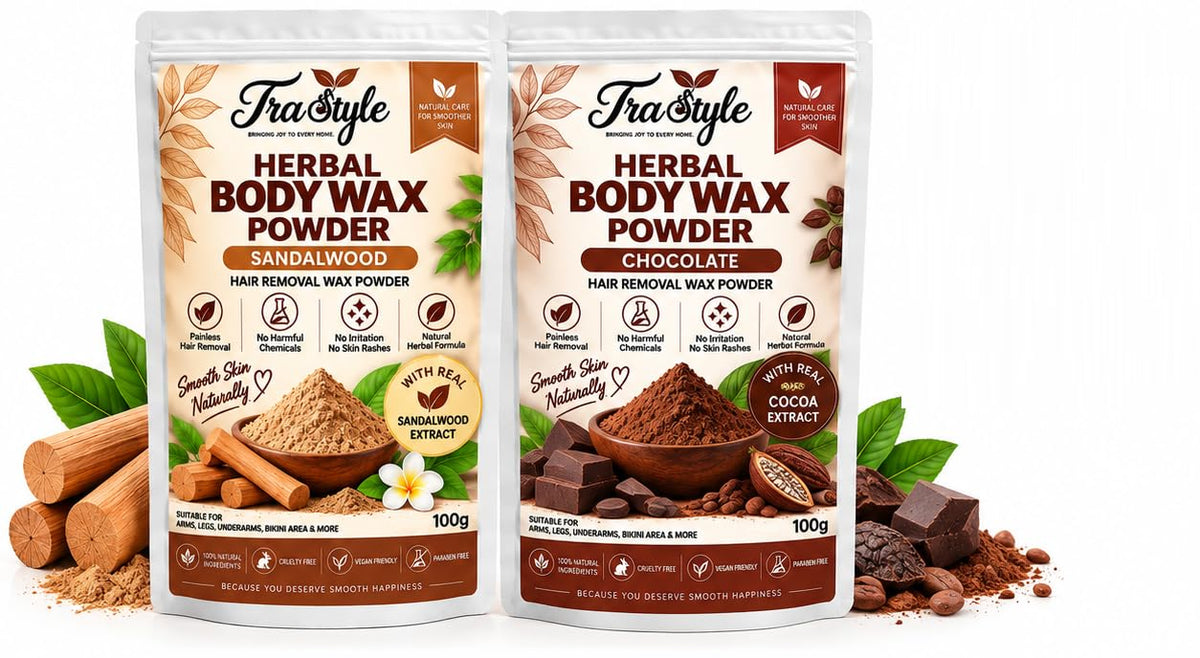 Hair Remover Herbal Body Wax | Bikini Wax Powder 100g (Chocolate)