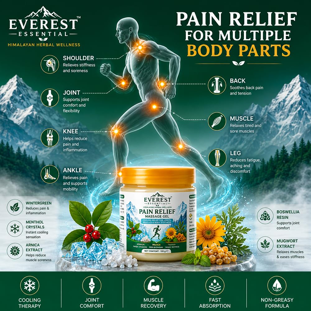 Everest Essential Pain Relief Gel